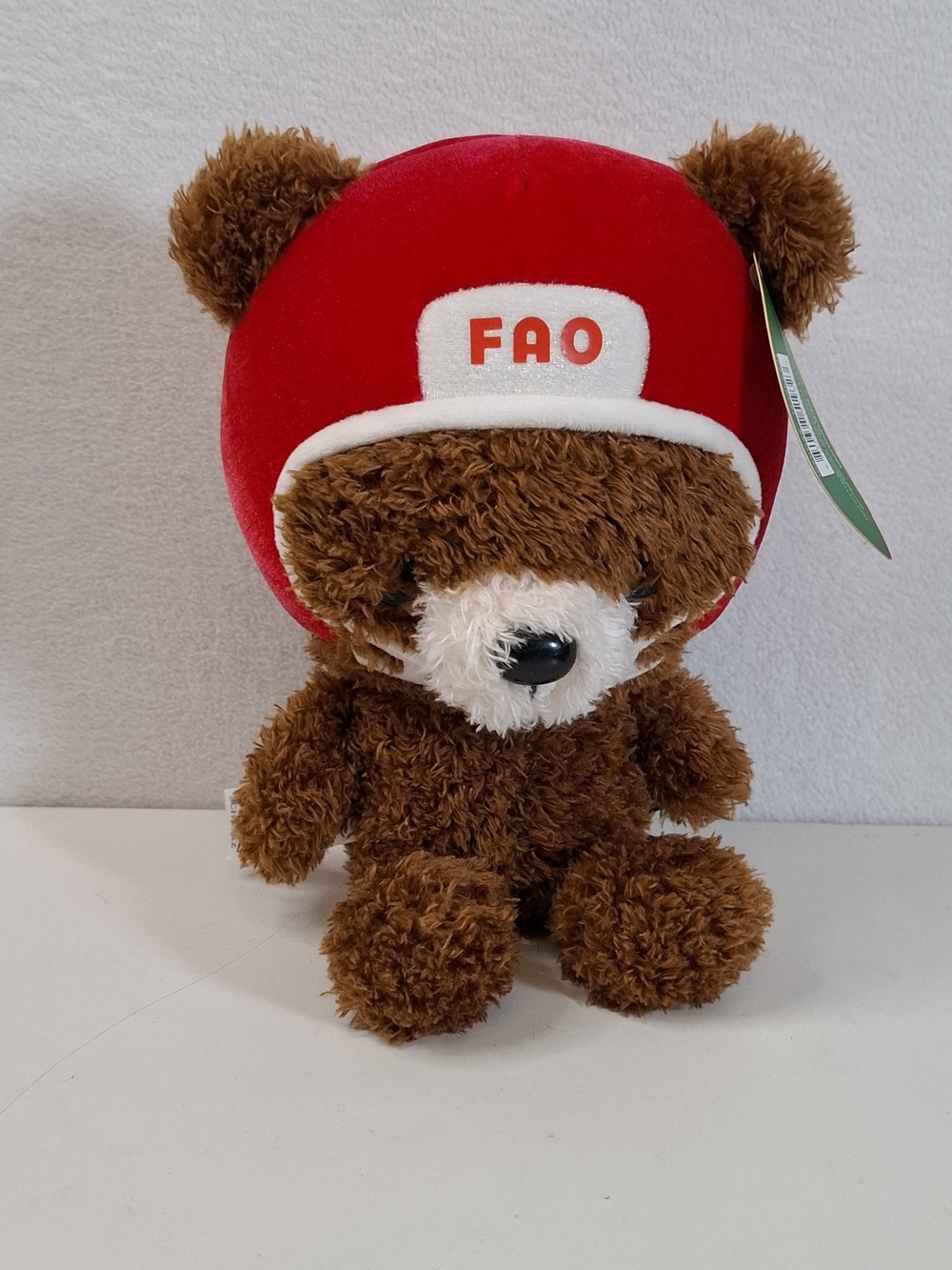 FAO Schwarz Brown Teddy Bear with Football  Helmet